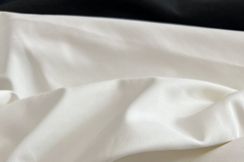 Rosehedge - Midi-A-lijn rok met elastische taille en effen kant