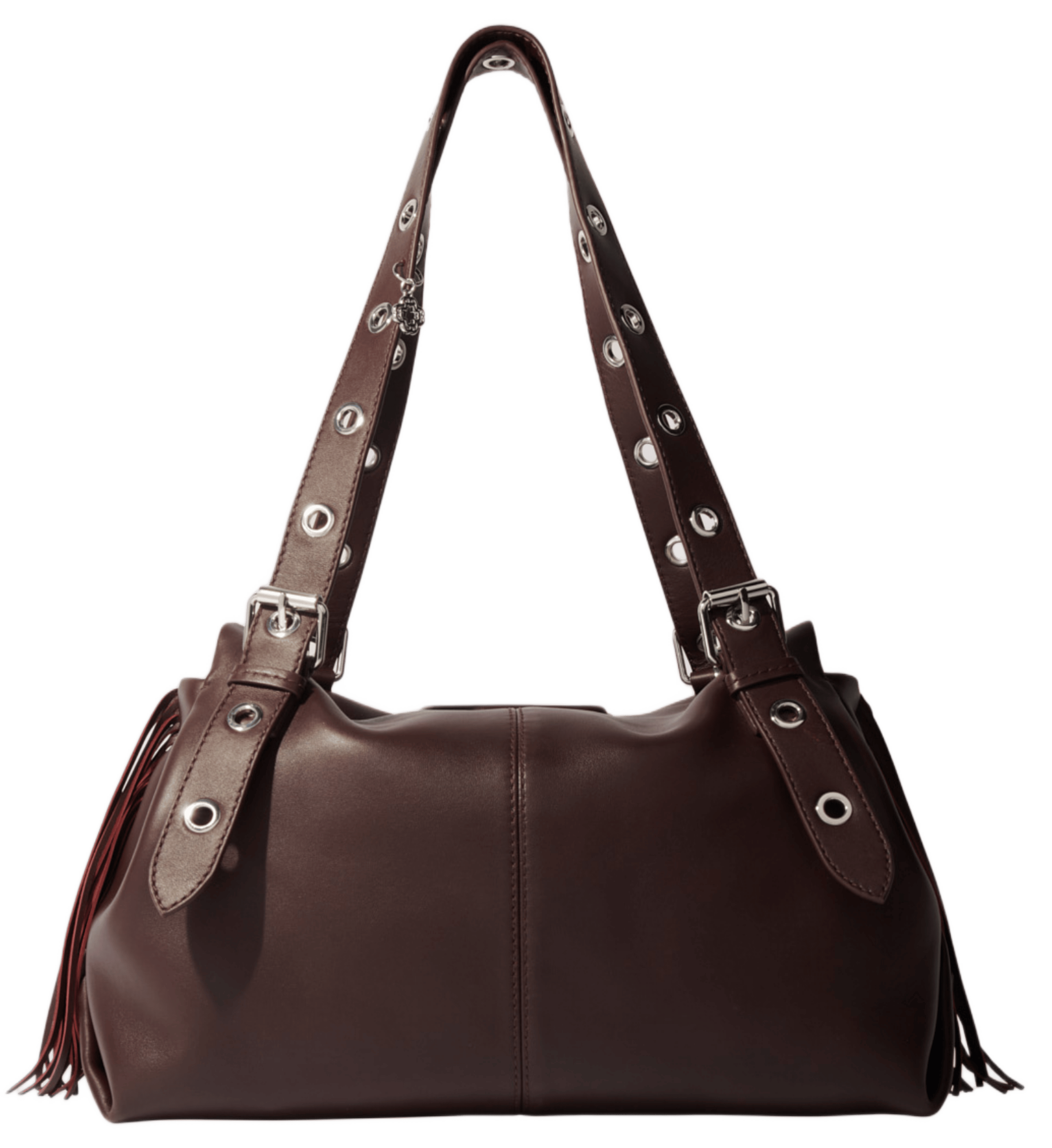 MISS M XL - Grand sac shopping en cuir | Rouge