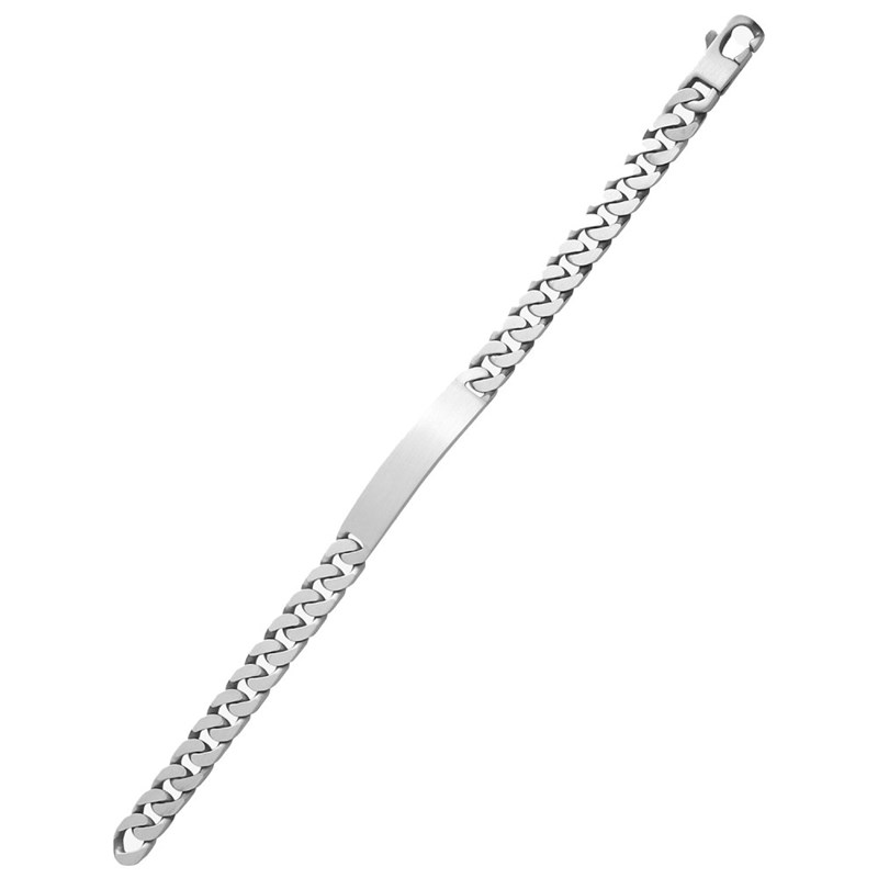 Gourmette Homme 20 cm - Argent 925 - Largeur 8 mm