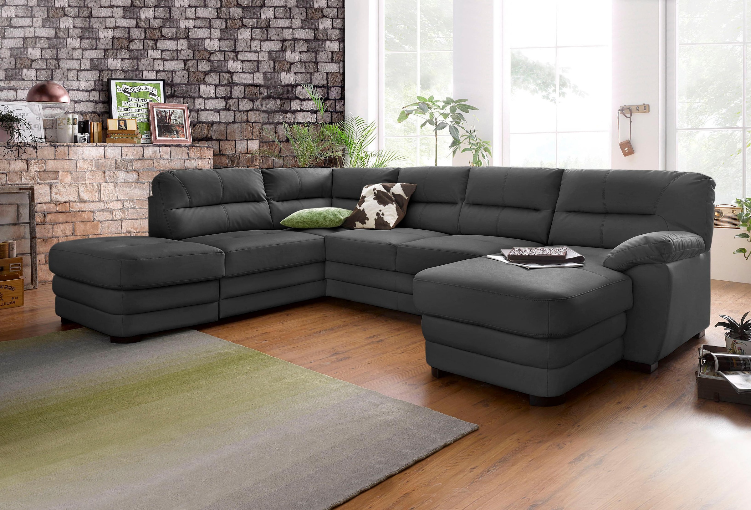 COTTA Wohnlandschaft »Royale U-Form« wahlweise mit Bettfunktion