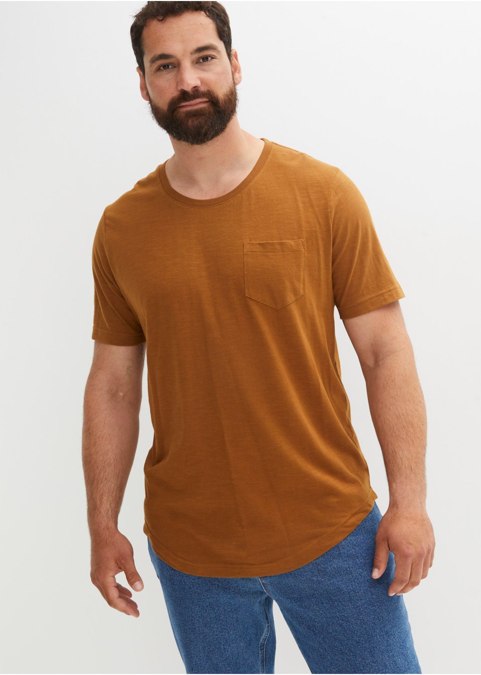 Lot de 2 T-shirts en coton avec poche poitrine