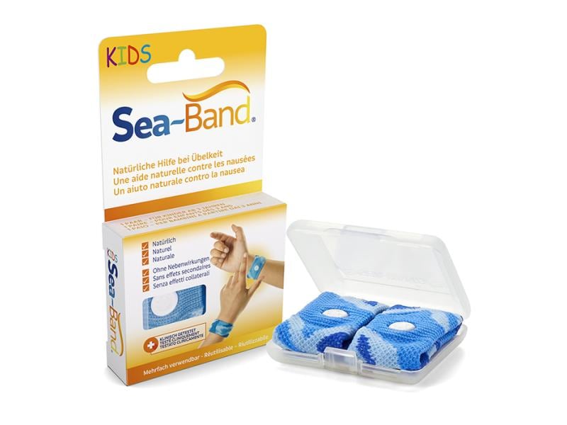 Sea-Band Akupressur-Band Kinder blau 2 Stück Akupressur-Band gegen Reiseübelkeit