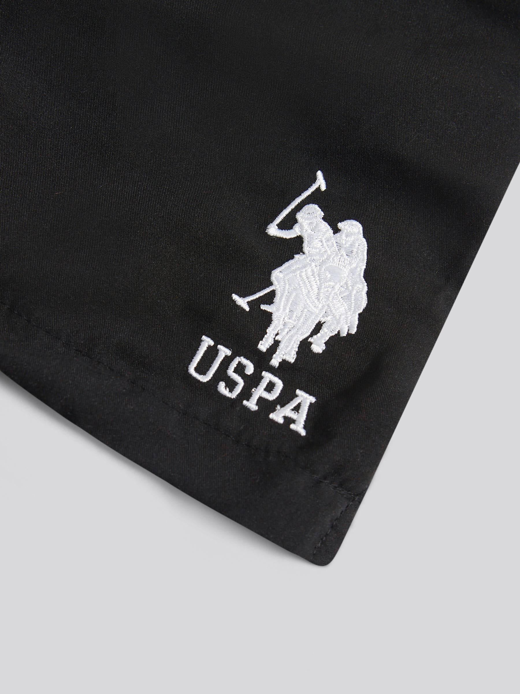 Zwart - U.S. Polo Assn. Player 3 zwemshorts