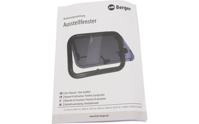 Berger Ausstellfenster TrailView
