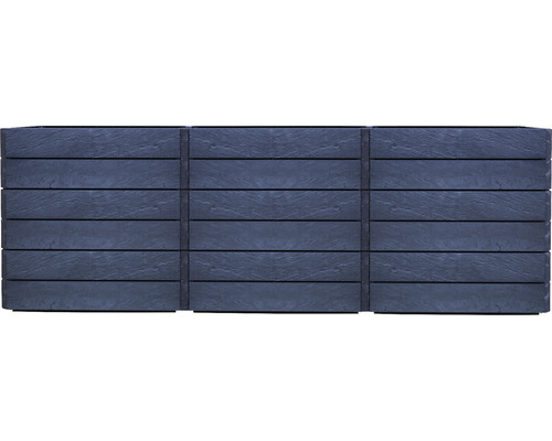 Klassieke verhoogde tuinbak GARANTIA Ergo Quadro UL incl. Flora waterbesparend systeem 75 240 x 160 x 75 cm steen