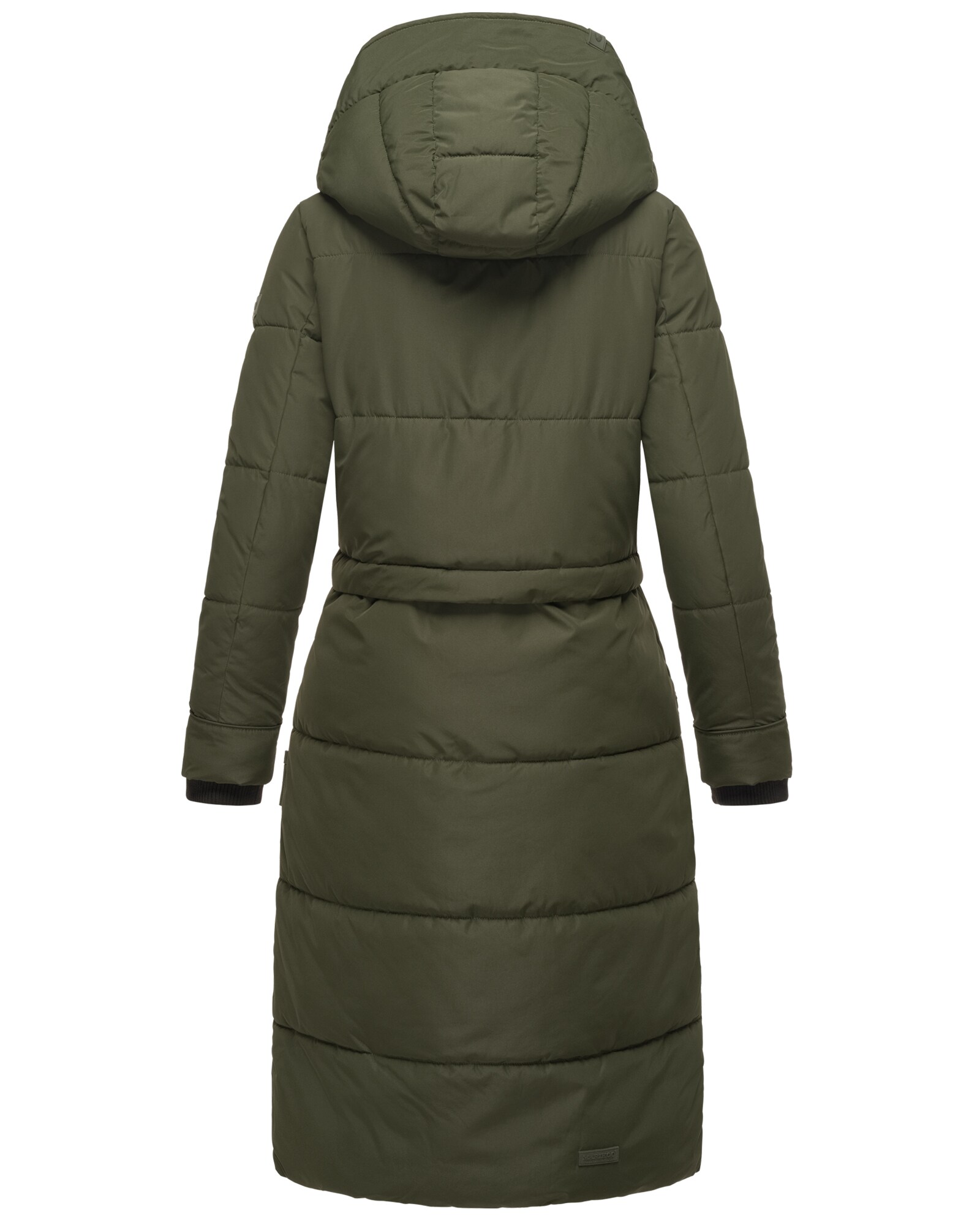 MARIKOO Damen Winter Steppmantel Stepp Jacke Mantel Parka warm mit Stehkragen & Kapuze Ayumii