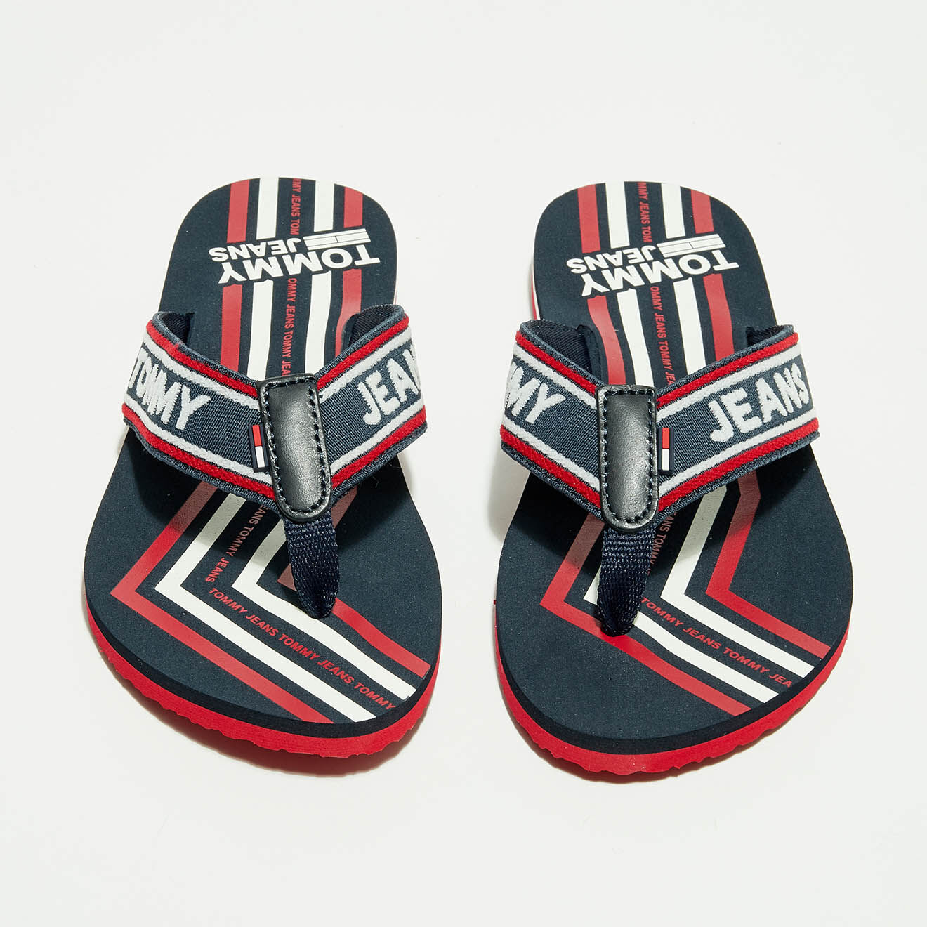 Tommy Jeans Tongs Pop Webbing Beach marine/rouge/blanc