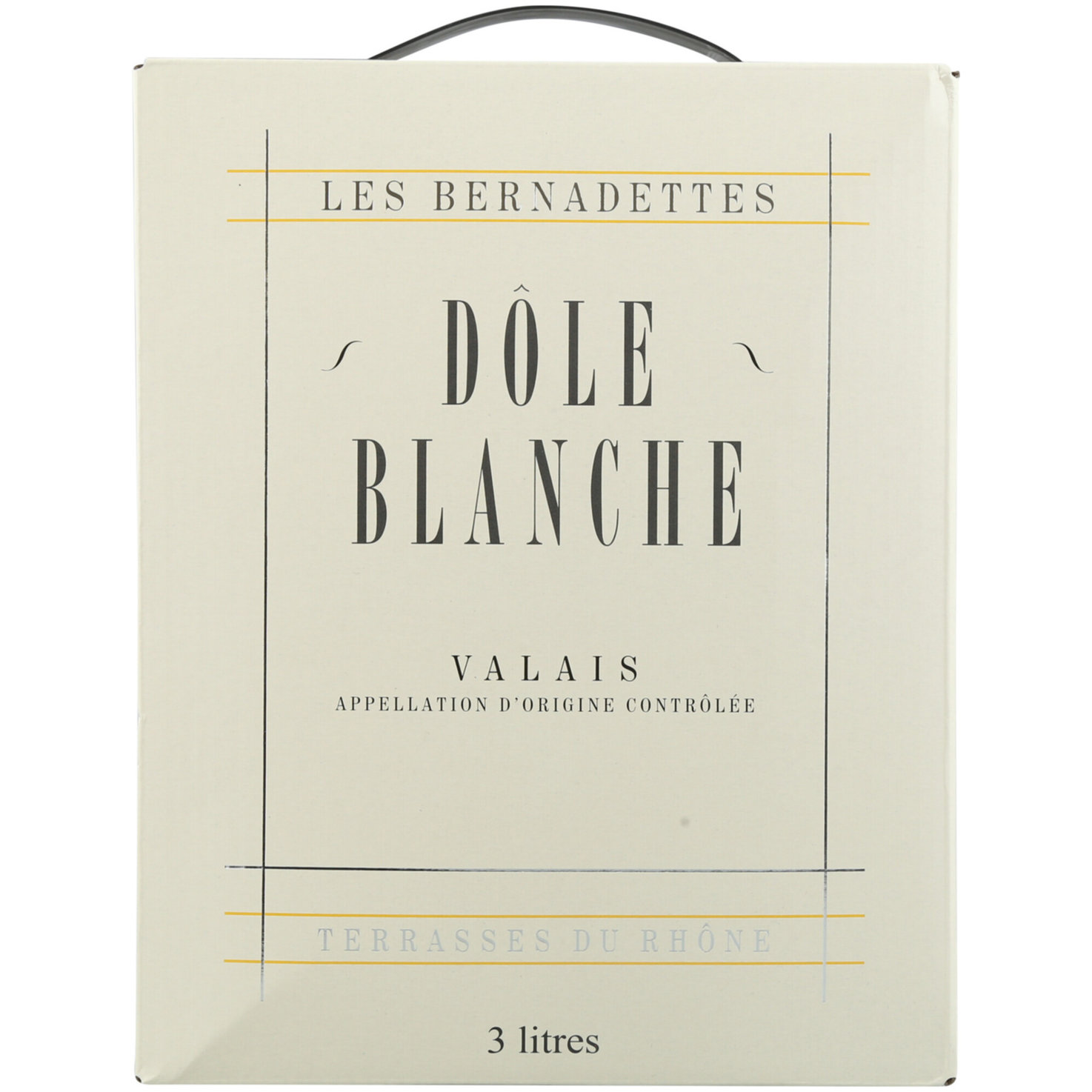 Valais AOC Dôle Blanche Les Bernadettes Bag in Box -300cl