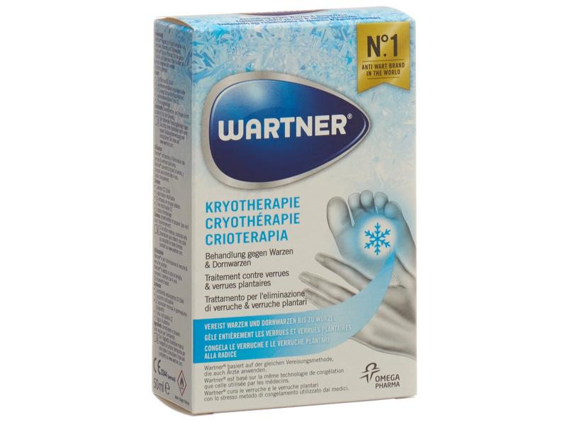 Wartner Kryotherapie Warzenspray 50 ml Kältetherapie gegen Warzen