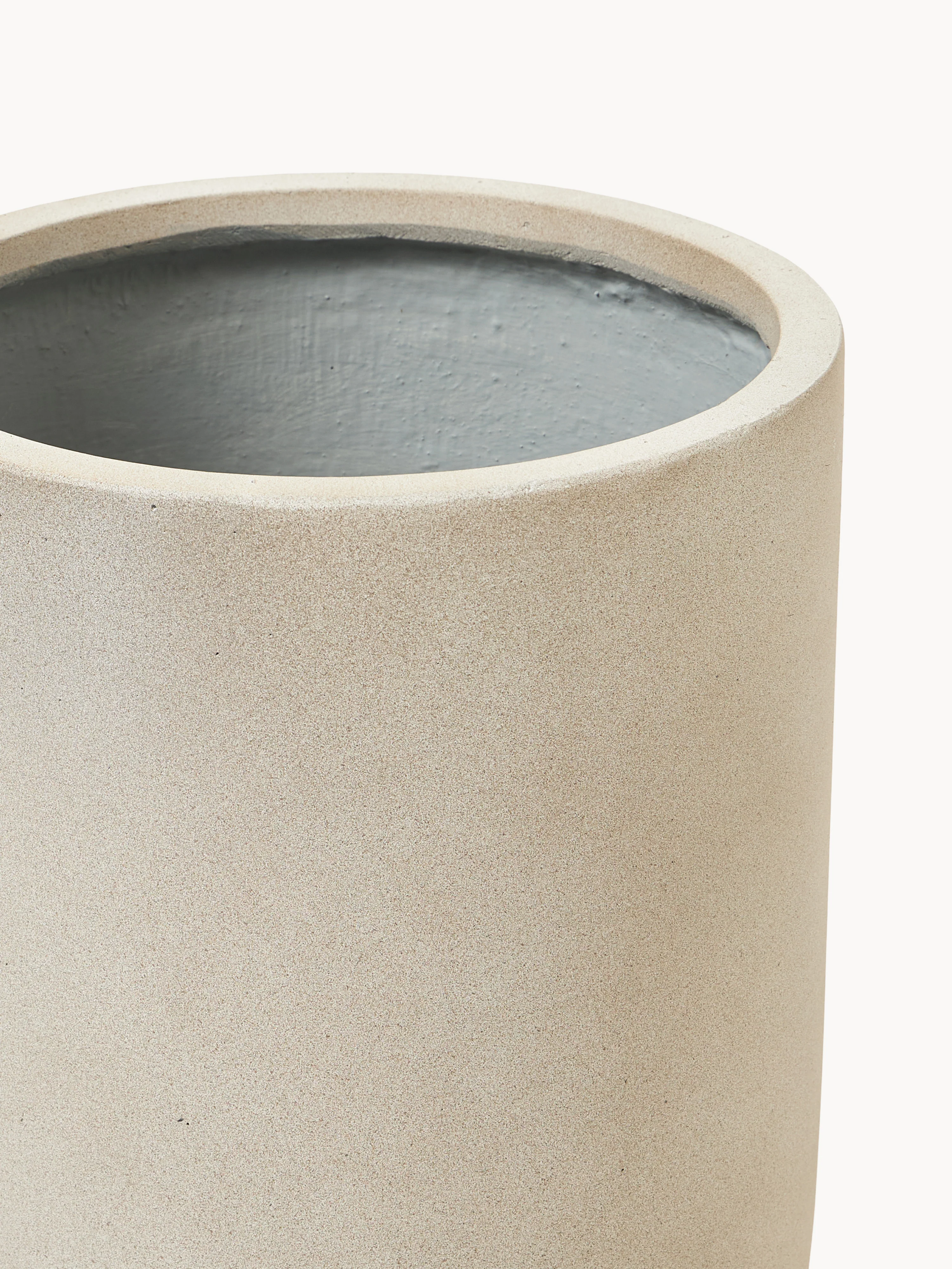 Outdoor plantenpot Tuscany van beton, H 49 cm
