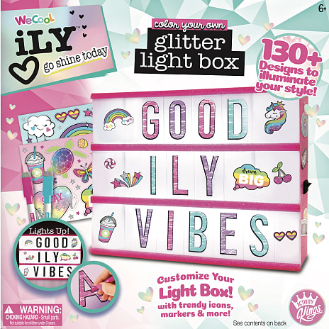 ILY personlig glitterboks