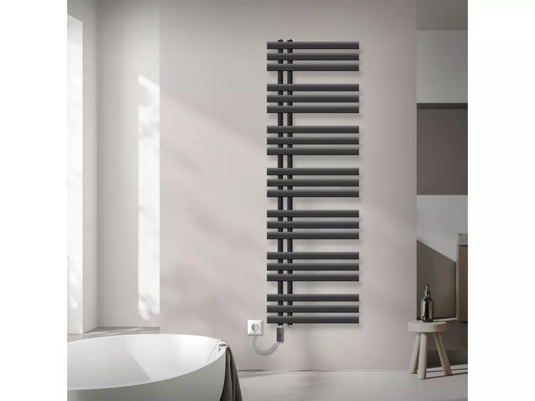 Iron EM Radiator Radiateur sèche-serviettes Radiateur de salle de bain anthracit