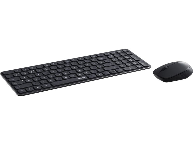 Rapoo Tastatur-Maus-Set 9310M Schwarz Tastatur-Maus-Set mit drahtloser Multimodus-Verbindung