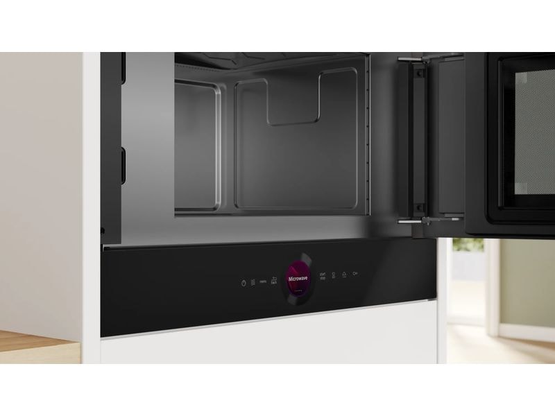 Bosch Einbaumikrowelle Serie 8 BFR7221B1 Rechts Mikrowellengerät mit Inverter-Technologie