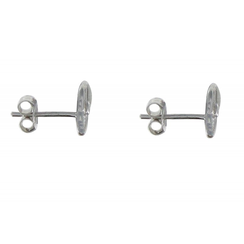 Boucles d'Oreilles Argent Papillon Ajouré et Strass