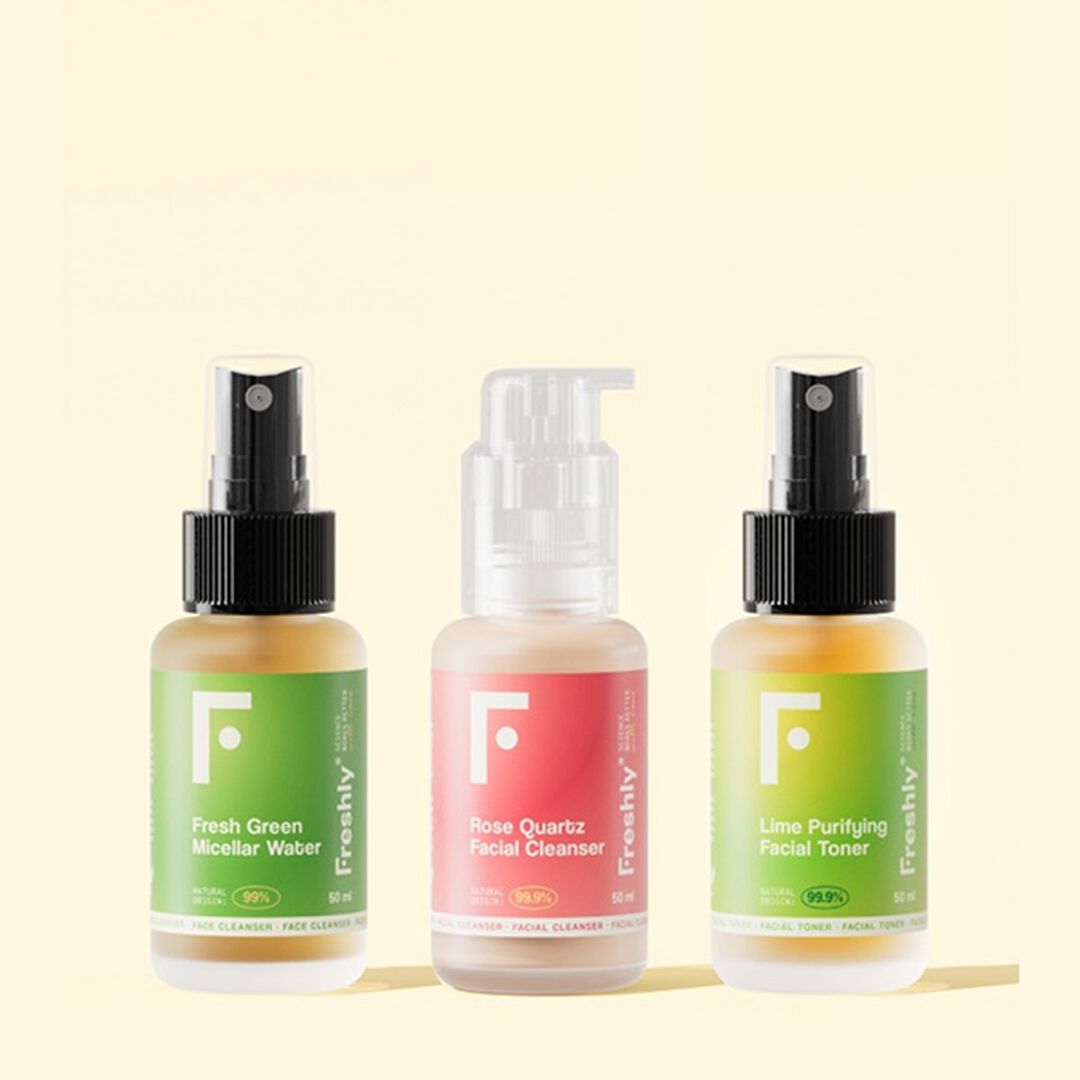 FRESHLY  Mini Rotina Facial de Limpeza - 50ml