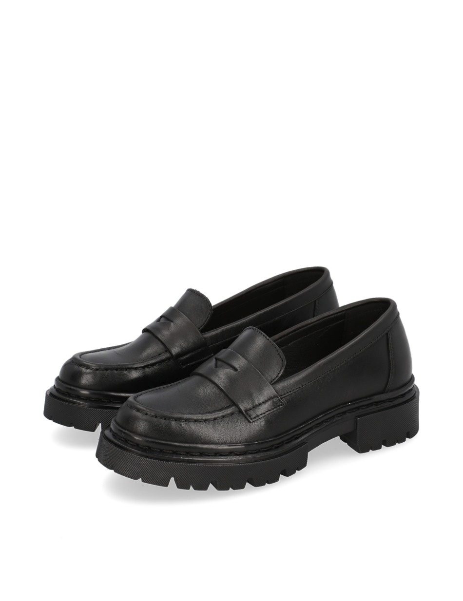 Glattleder Slipper klassisch