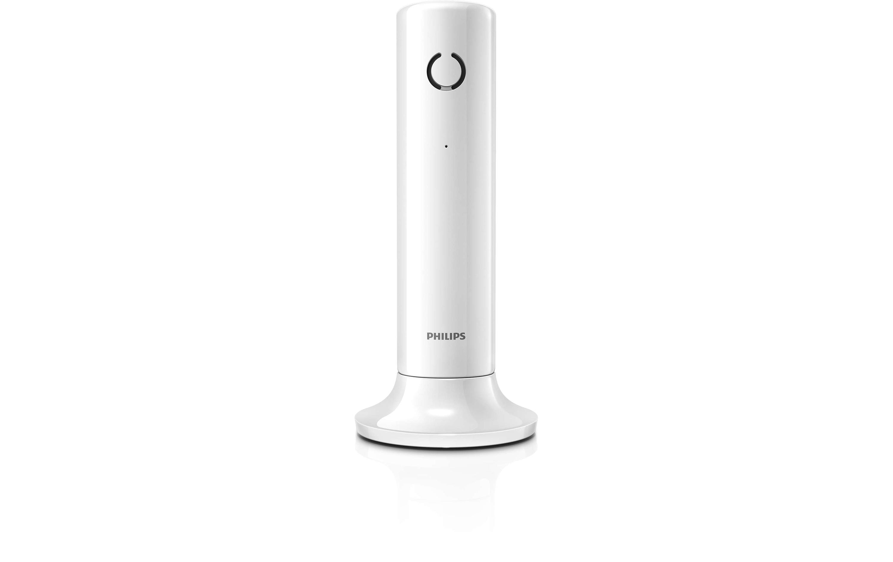Schnurlostelefon M4501W WeissLinea, schnurloses Design-Telefon – Eine Verbindung von klaren Linien
