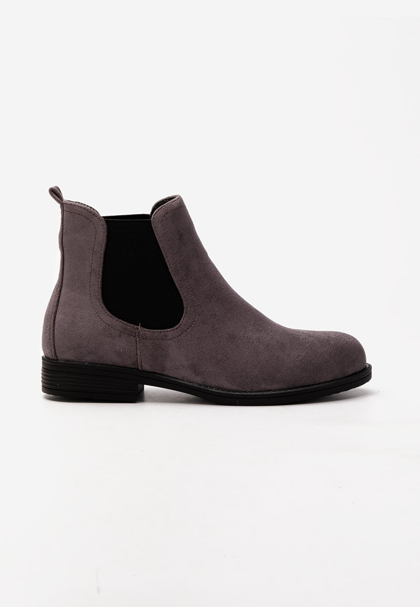 Bottines chelsea femme gris Zelmira