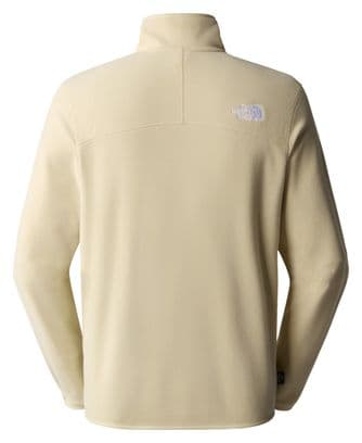Polaire The North Face 100 Glacier 1/4 Zip Beige