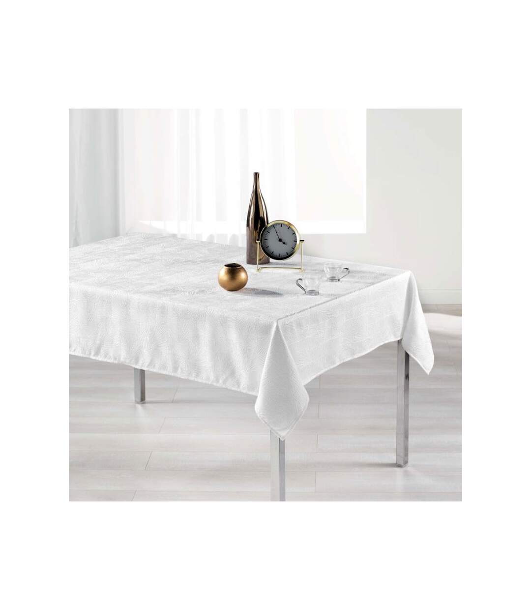 Nappe Rectangulaire Alisson 140x300cm Blanc