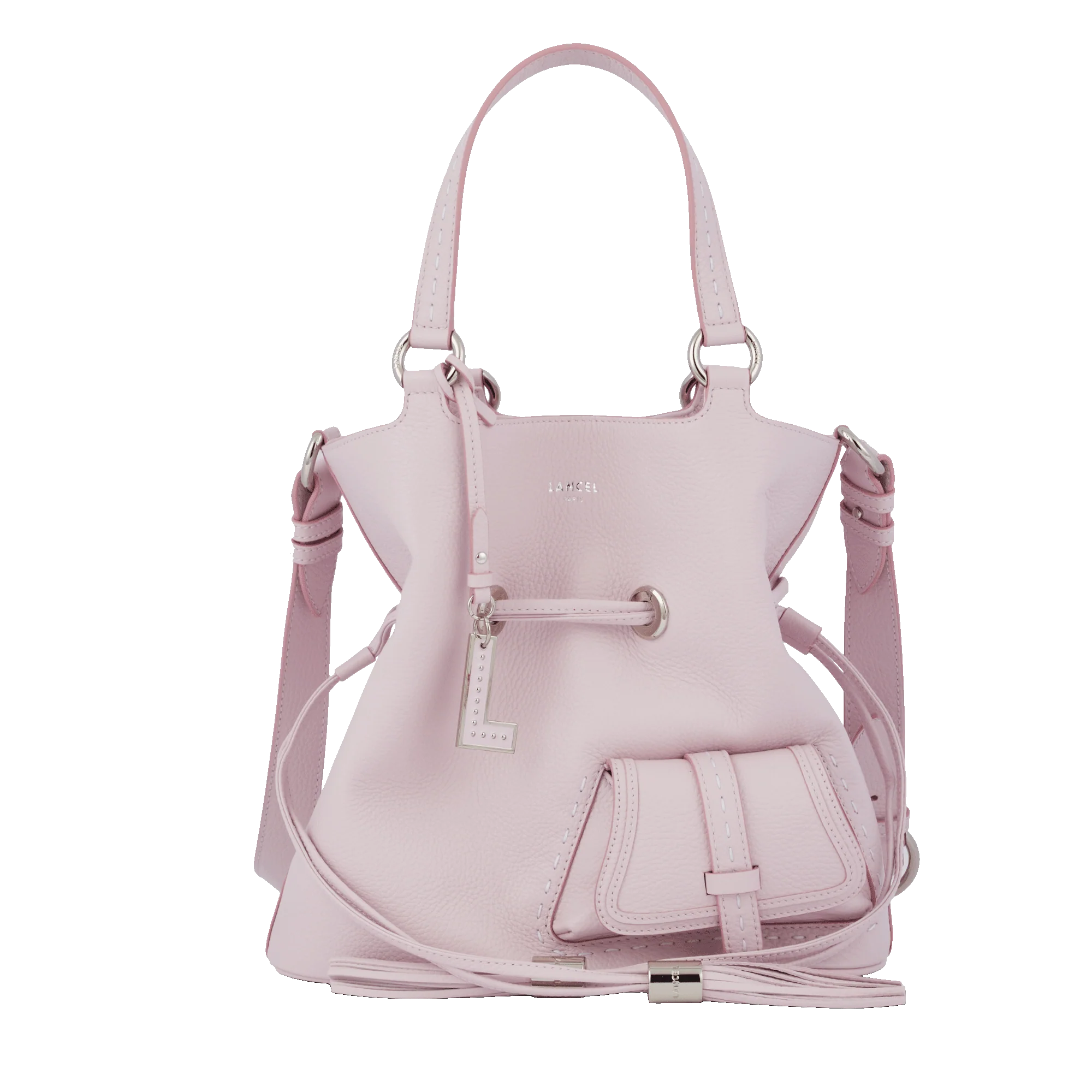 Sac seau M Premier Flirt de Lancel-Rose dragee
