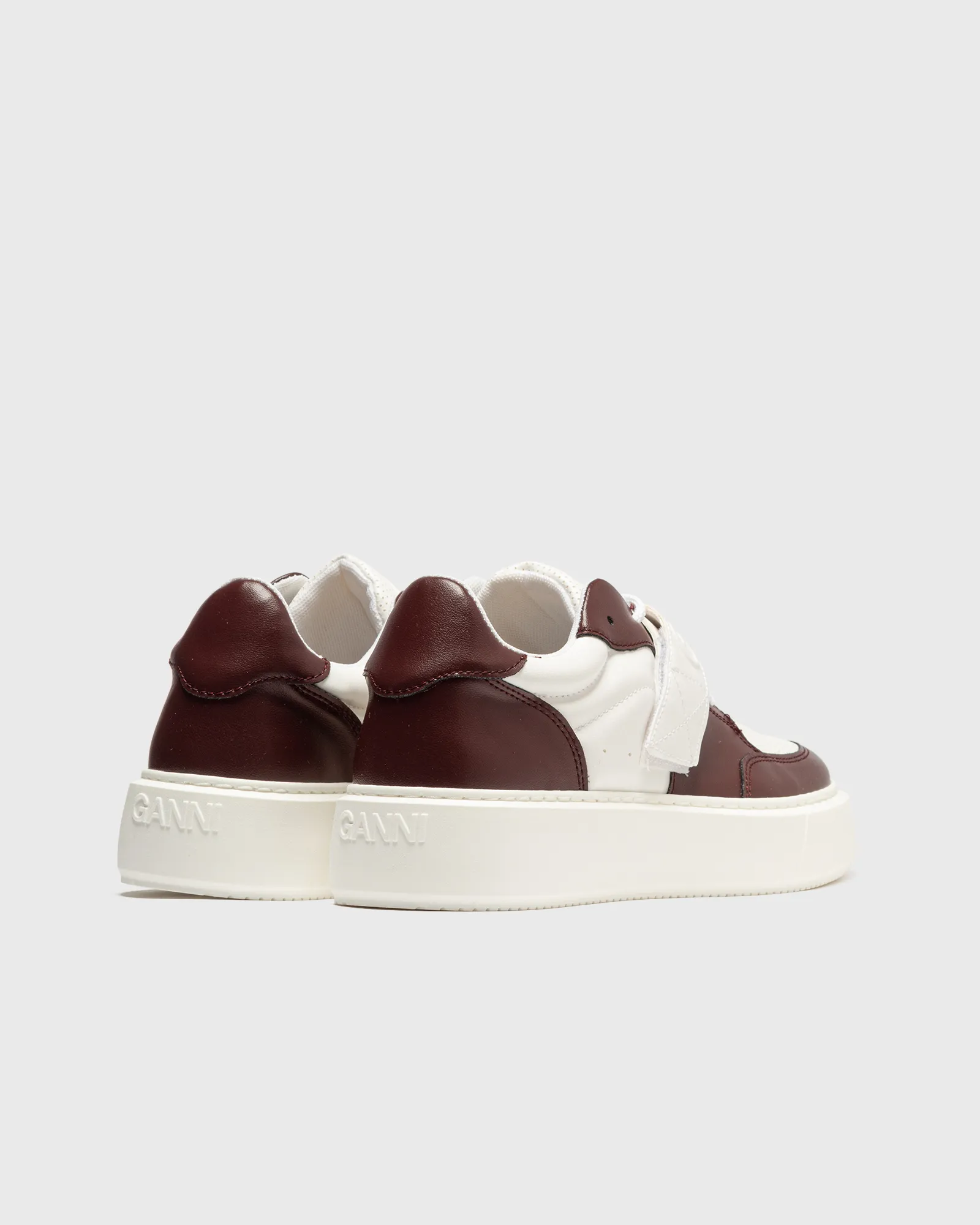 Ganni Sporty Mix Cupsole Low Top Velcro Sneaker