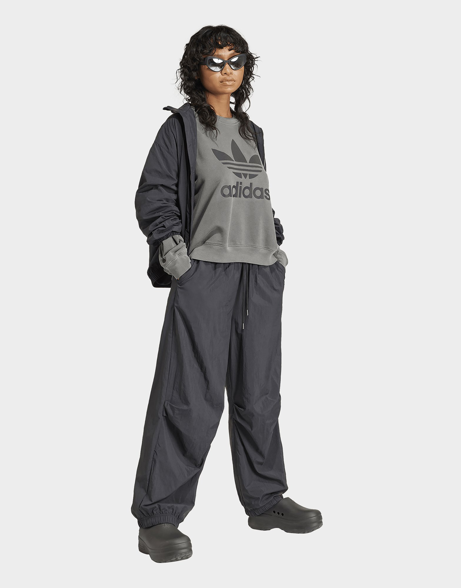 adidas Originals Sweat-shirt délavé Trèfle