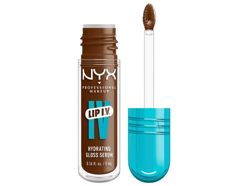 NYX Professional Makeup Lip Gloss IV Serum feuchtigkeitsspe Pflegender Lippenbalsam mit Vitaminen