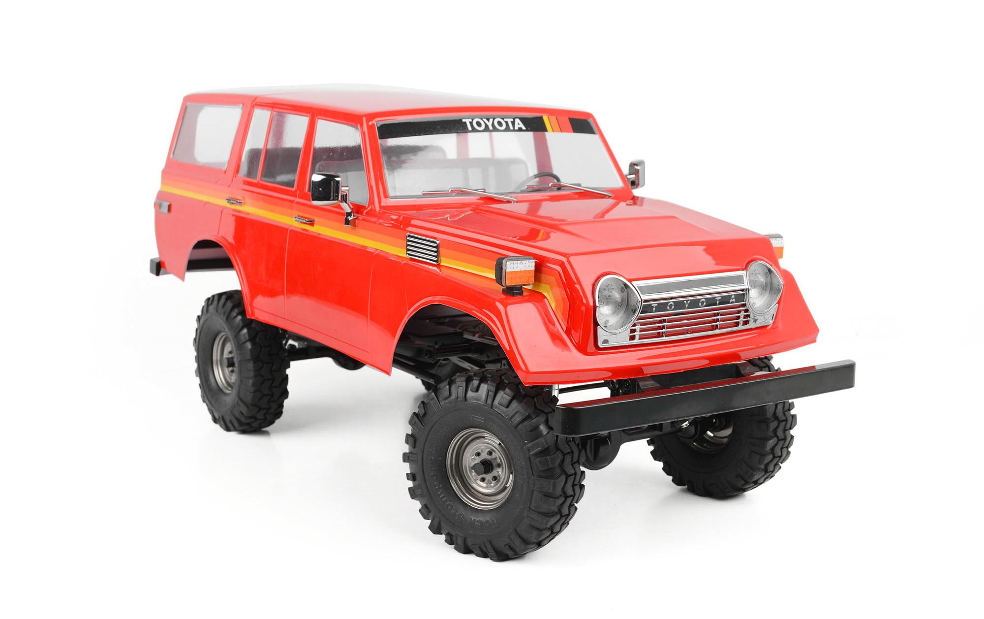 Karosserie Toyota Land Cruiser FJ55 1:10, unlackiert<br>Toyota Land Cruiser FJ55 Lexan Karosserie mit 313 mm Radstand