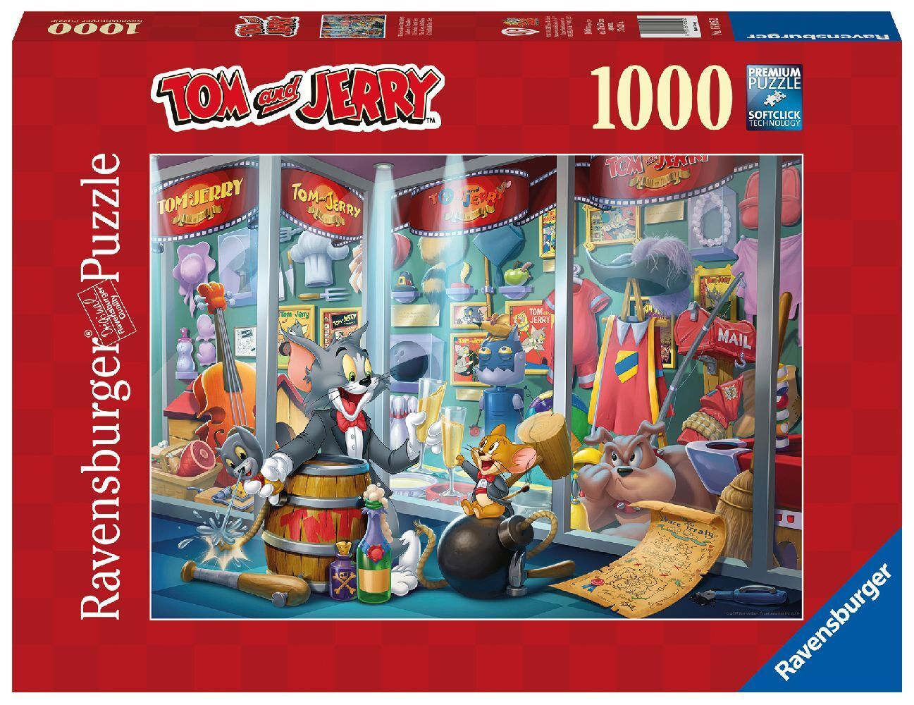 Puzzle TOM & JERRY RUHMESHALLE (1000 Teile)
