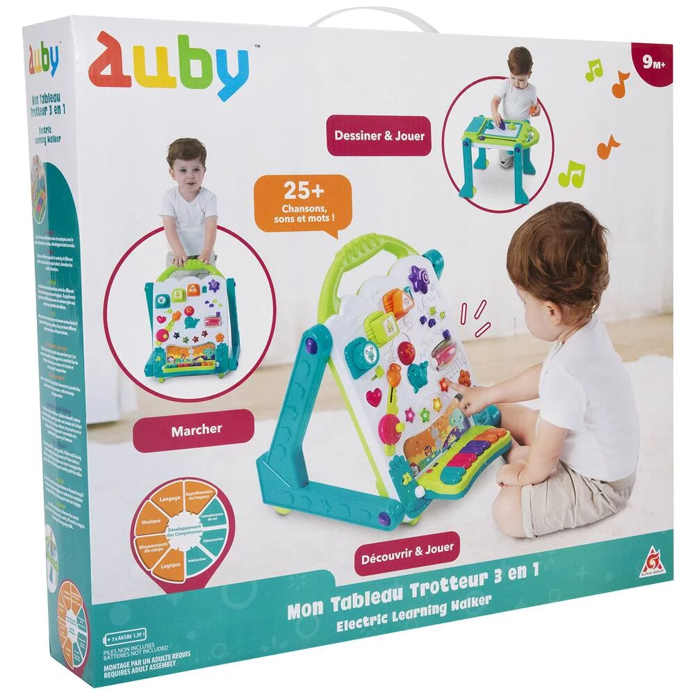 AUBY - MON TABLEAU TROTTEUR 3 EN 1