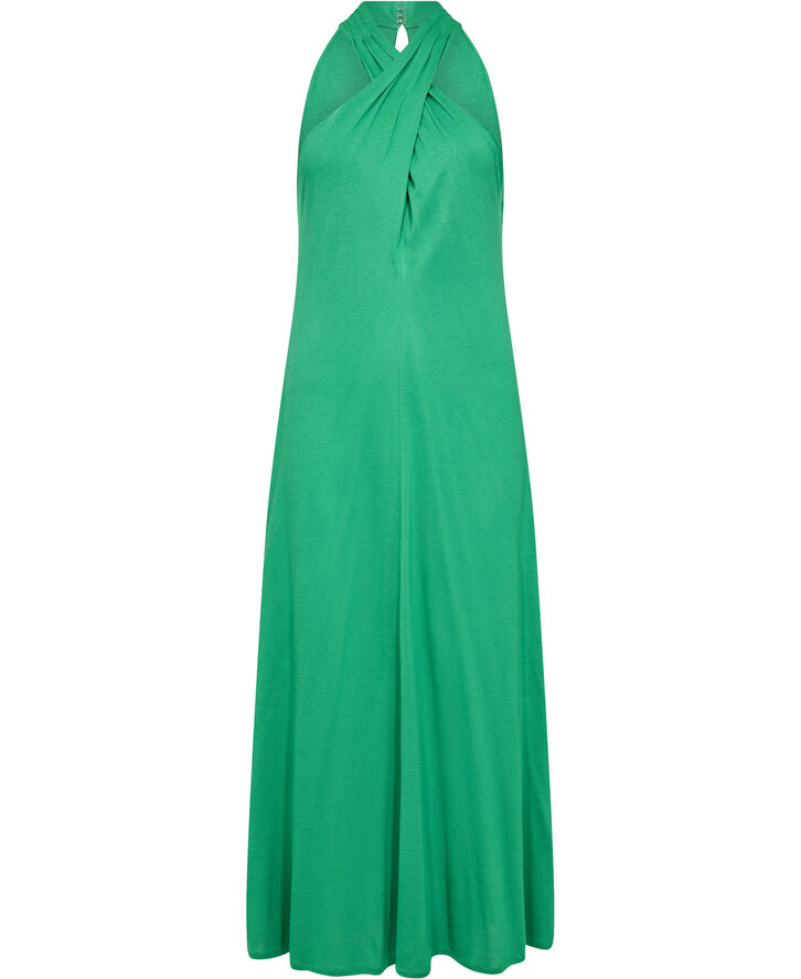 Polo Ralph Lauren Crisscross Halter Jersey Dress Grøn