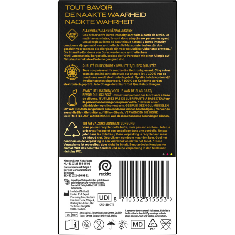 Durex Intensity condooms