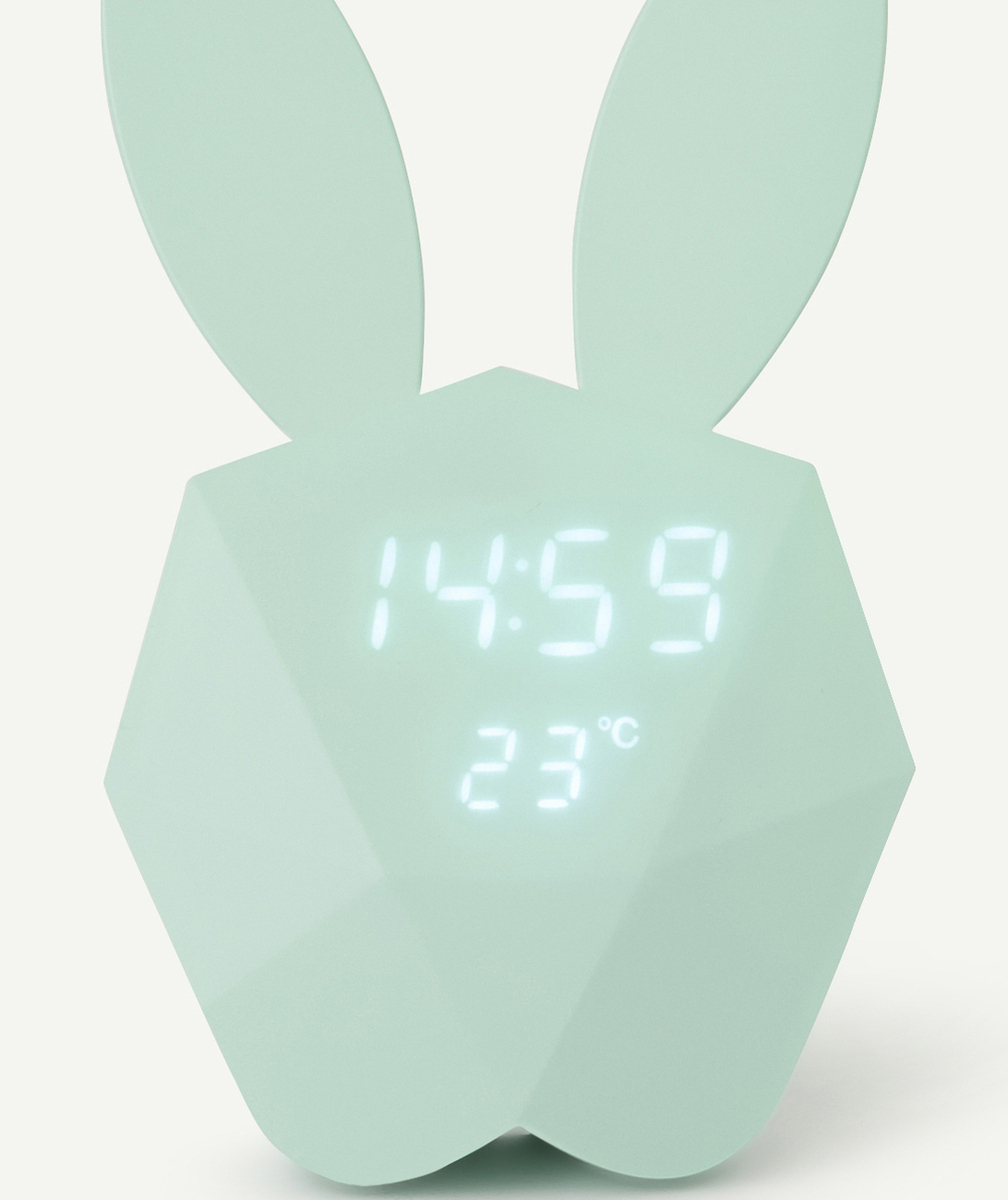 MOBRÉVEIL CONNECTÉ LAPIN TURQUOISE CUTIE CLOCK