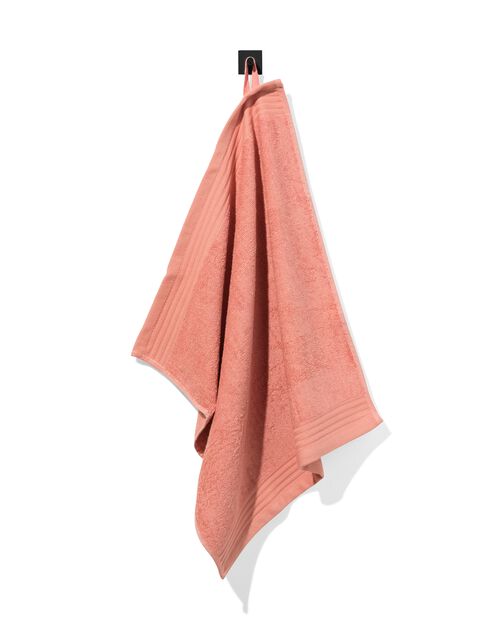 essuie-mains 50x50 coton rose