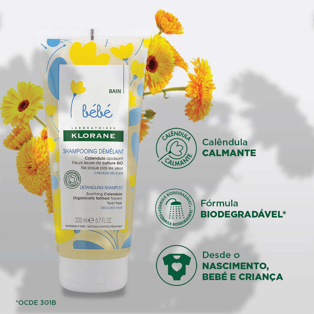 KLORANE  Champô Suave Desembaraçador - 200ml
