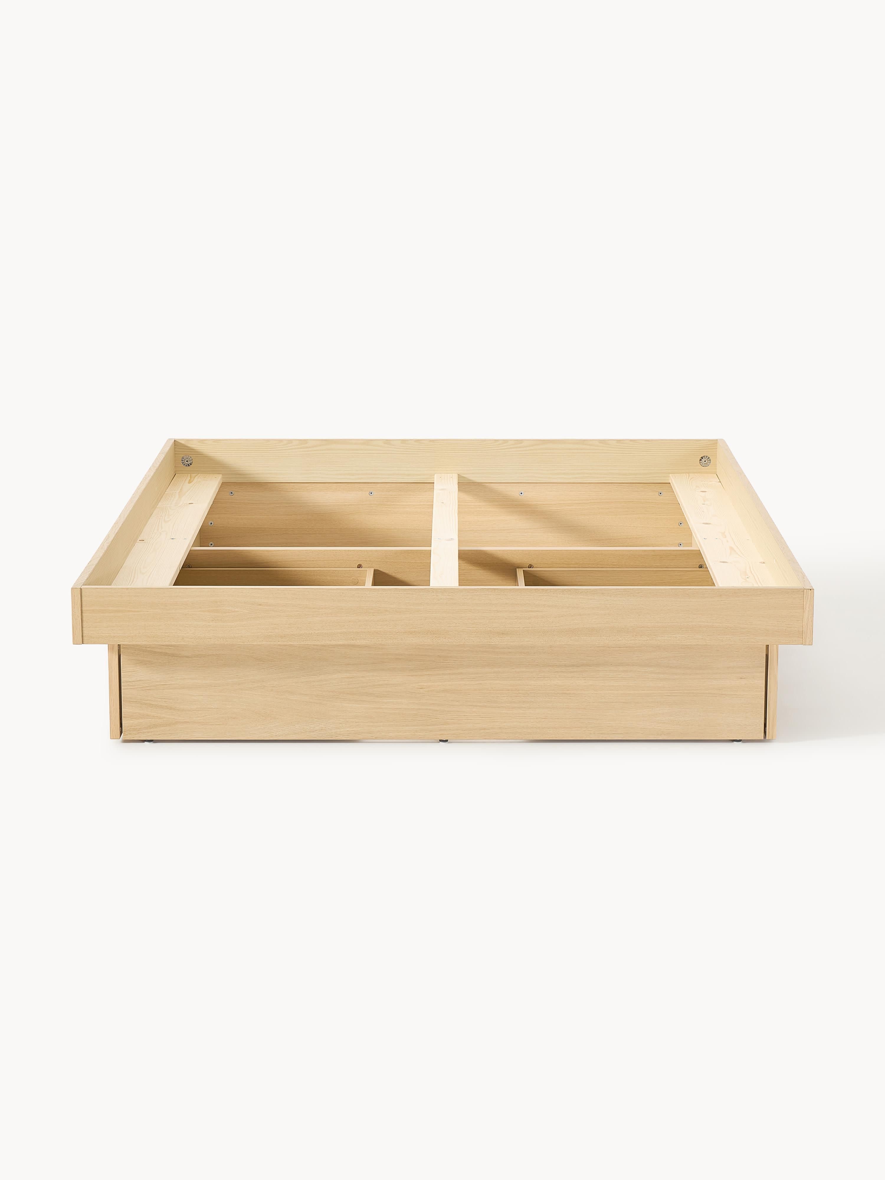 Houten bed Sato met lades