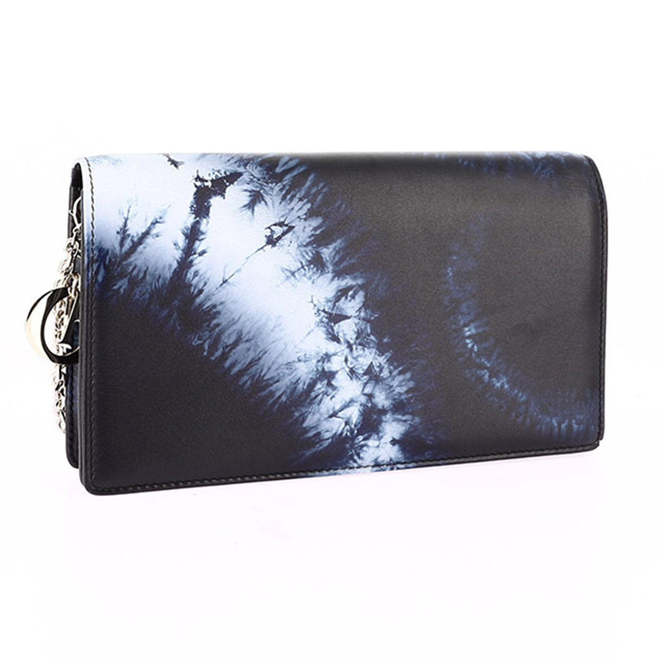 Dior Sac bandoulière Wallet on Chain en Cuir marine - Neuf sans étiquette - L.21.5 cm