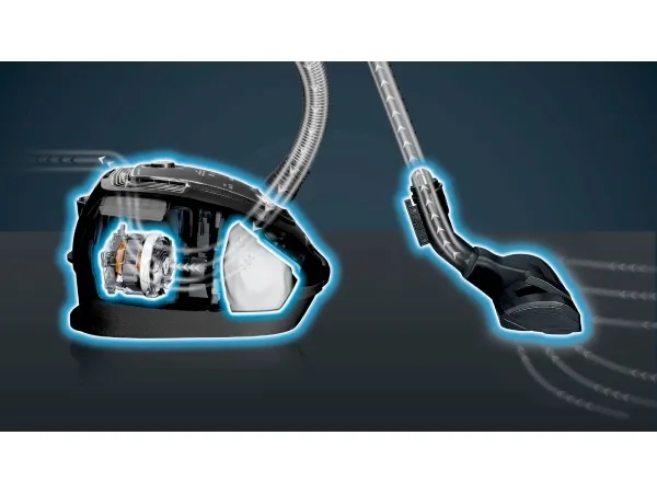 Siemens iQ300 Plus VSP3AAAA Limited Edition - Støvsuger - beholder - pose - ørkensol/sort
