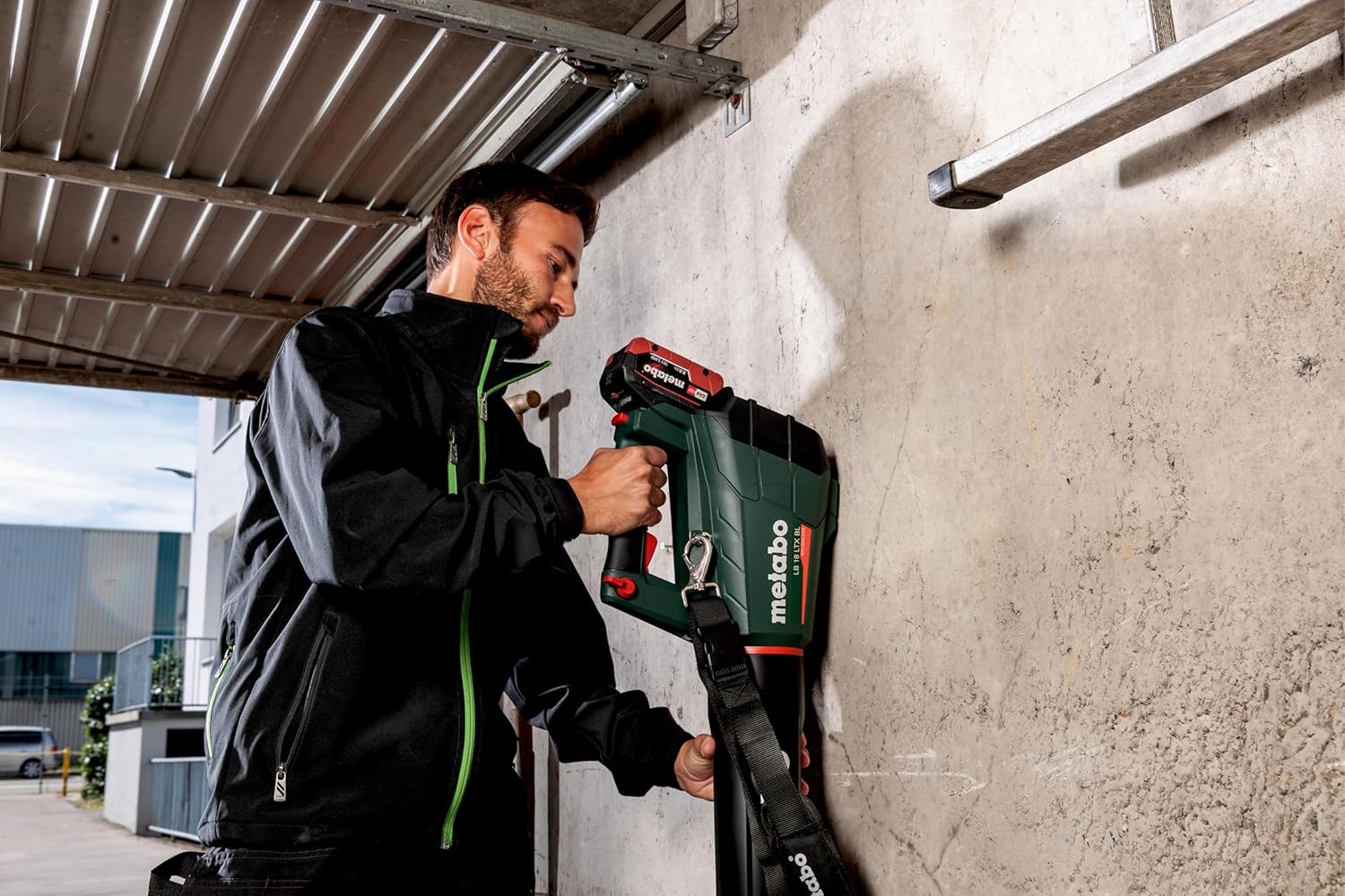 metabo Akku-Laubbläser LB 18 LTX BL – 601607650 – 18 V – Leiser Akku-Laubbläser mit starkem Motor und konstanter Blaskraft – Inkl. 2 Akkus und Ladegerät
