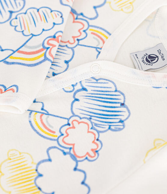 Pyjama en coton imprimé arc-en-ciel bébé