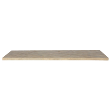 WOOOD Tablo tafelblad mangohout visgraat 180x90