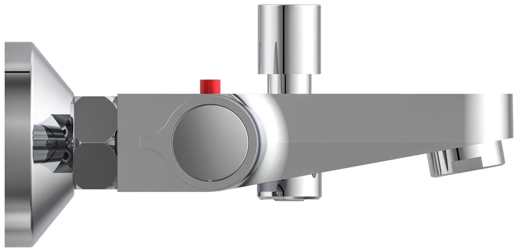 Schütte Wannenthermostat »Vico« Wannenarmatur Thermostat, Mischbatterie Badewanne, Wasserhahn Bad