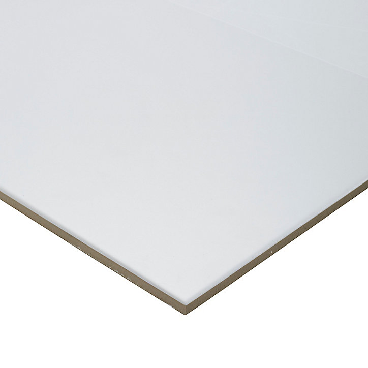 Carrelage sol blanc 30 x 60 cm Plain