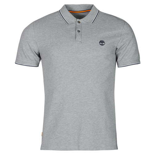 Timberland - SS MILLERS RIVER TIPPED PIQUE SLIM - Gris