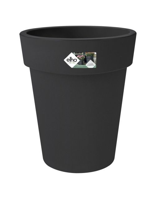 Elho Bloempot Green Basics Top Planter Rond Zwart - Buitenpot