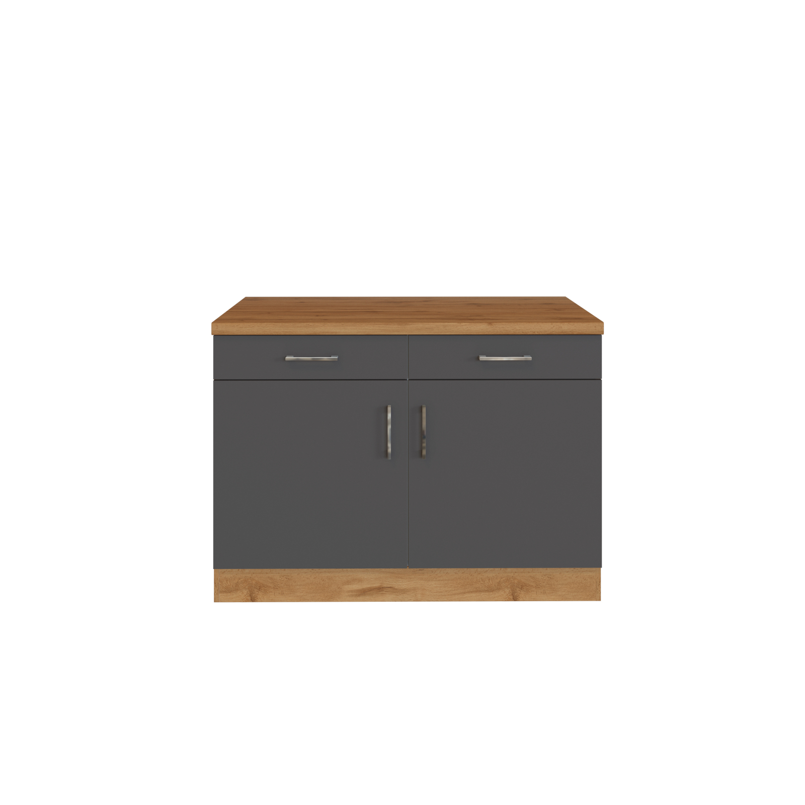 Anrichte SORRENTO - anthrazit - Wotan Eiche - 100 cm breit