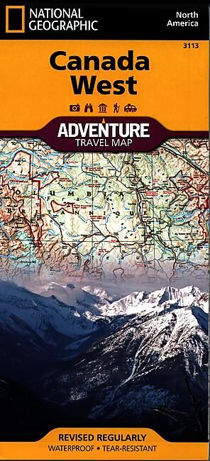 NATIONAL GEOGRAPHIC - 3113 CANADA WEST ECHELLE 1 2 100 000