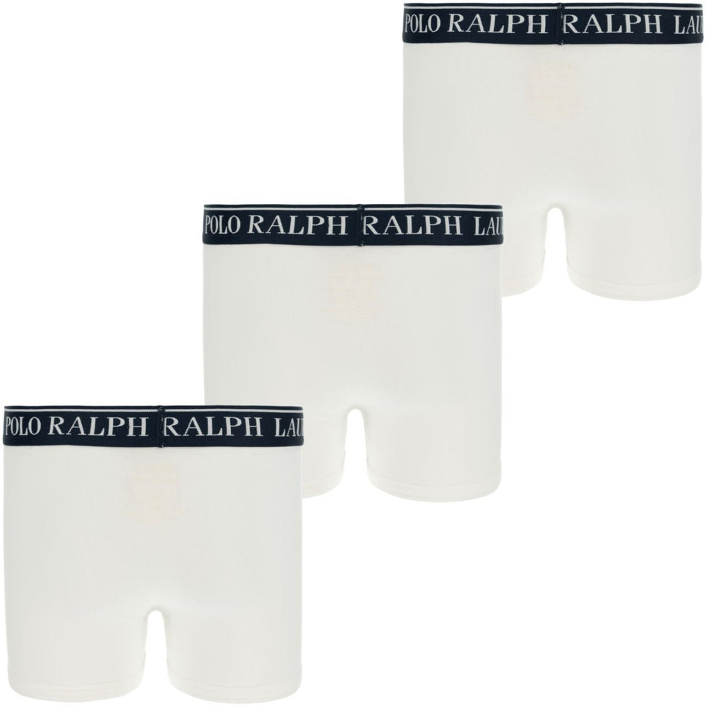 Køb Polo Ralph Lauren White Bomuld Stretch 3 Pack Boxer/Brief